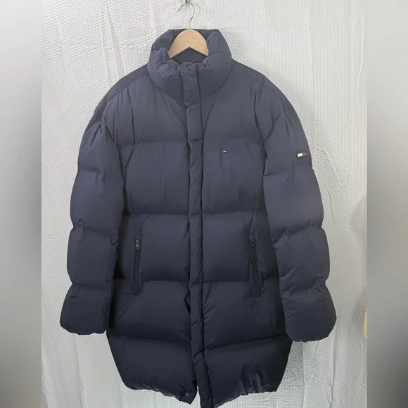 Tommy Jeans ALASKA - Winter Puffer parka coat dark night navy Men’s Size XL